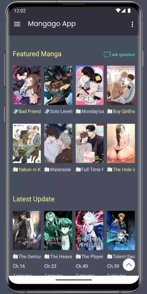 mangago app screen3